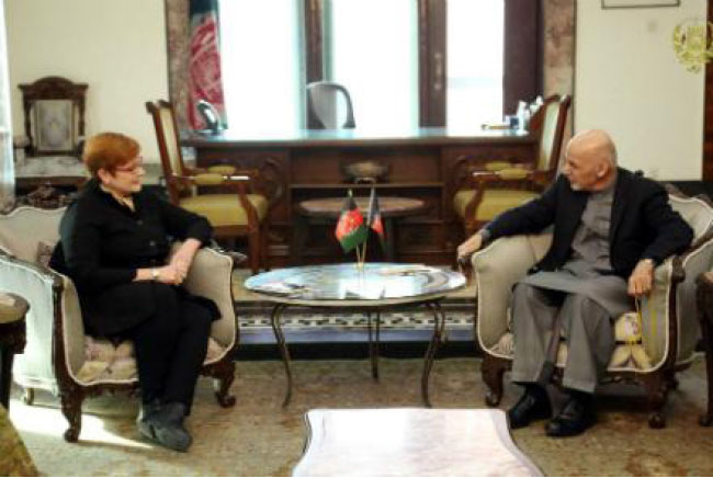 Ghani Meets Australian  Defense Minister